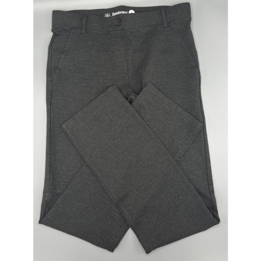 NWOT Betabrand Women's Straight Leg Pant Small Gray‎ Classic Dress Yoga Comfort
